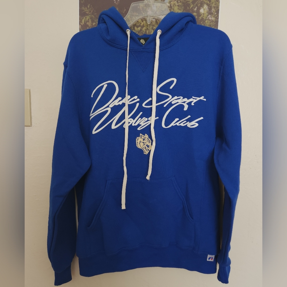 Darc Sport Wolves Club Hoodie in Blue size Medium